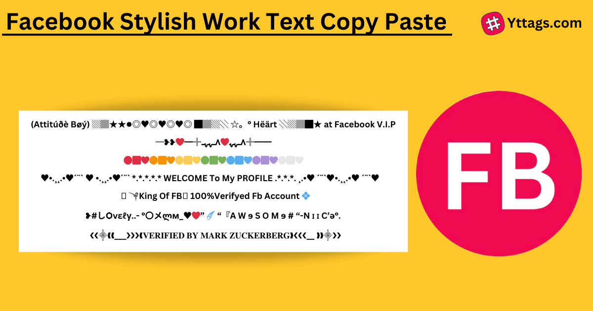 Facebook Stylish Work