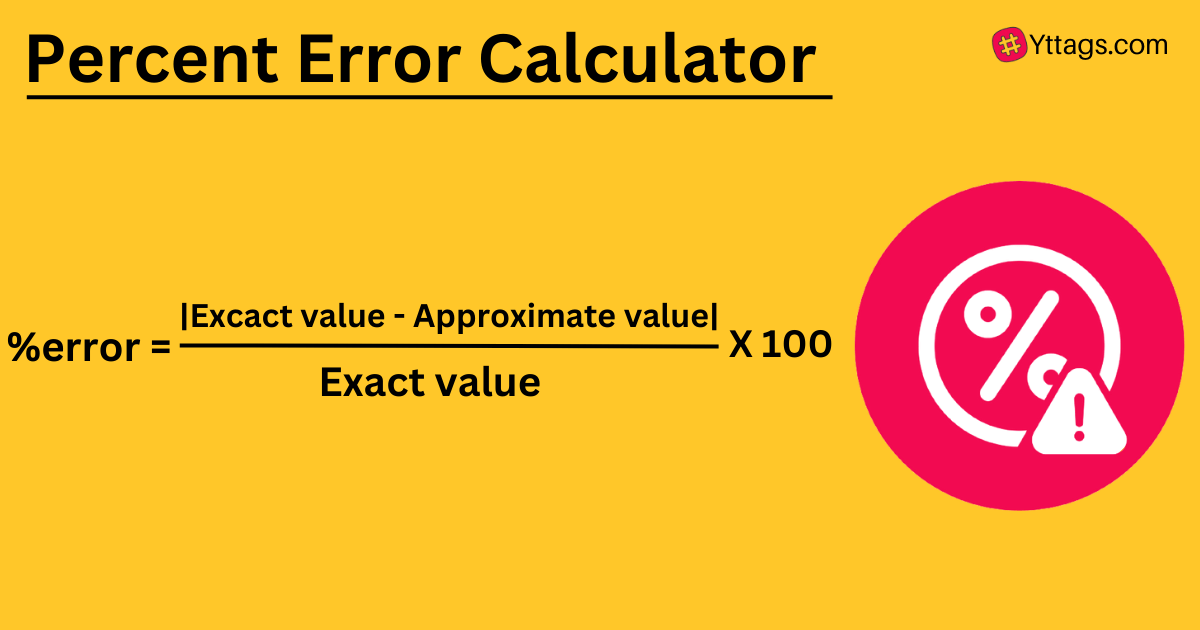 Percent Error Calculator