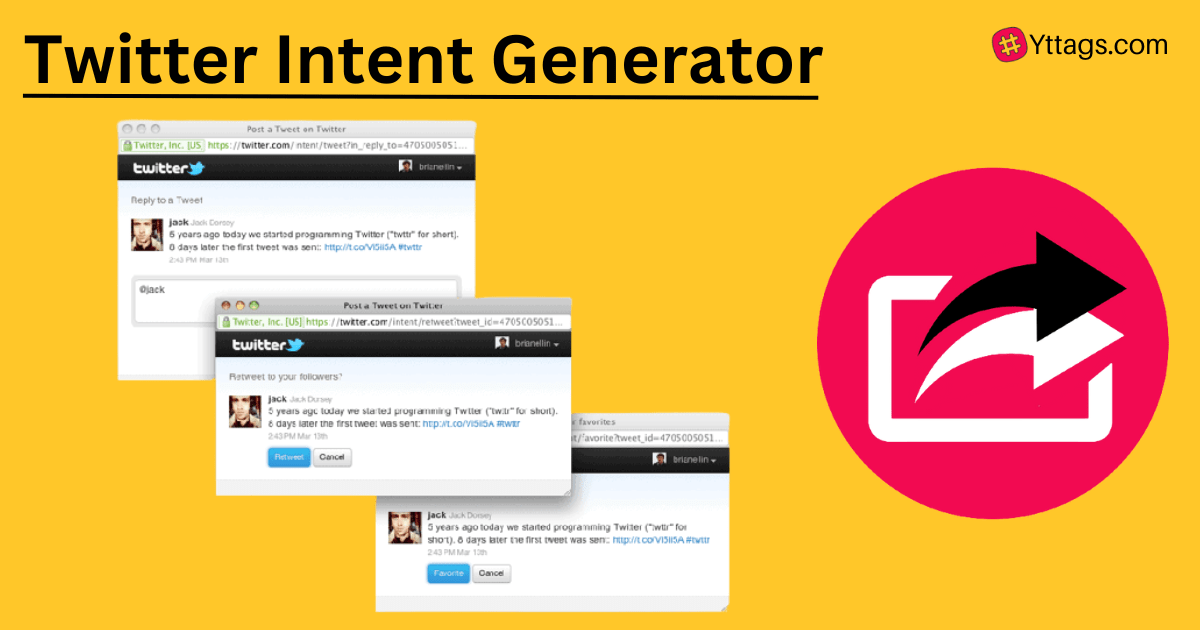 Twitter Intent Generator