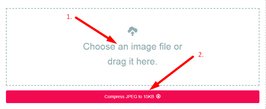 Compress JPEG to 15KB Step 2