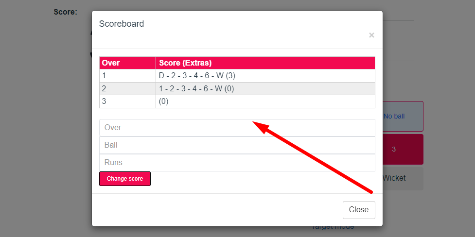 Cricket Score Counter Step 3