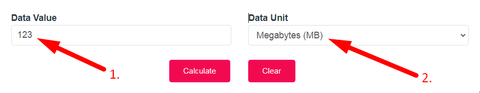 Data Unit Converter  Step 2