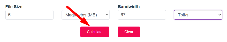 Download Time Calculator Step 3