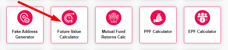 Future Value Calculator Step 1