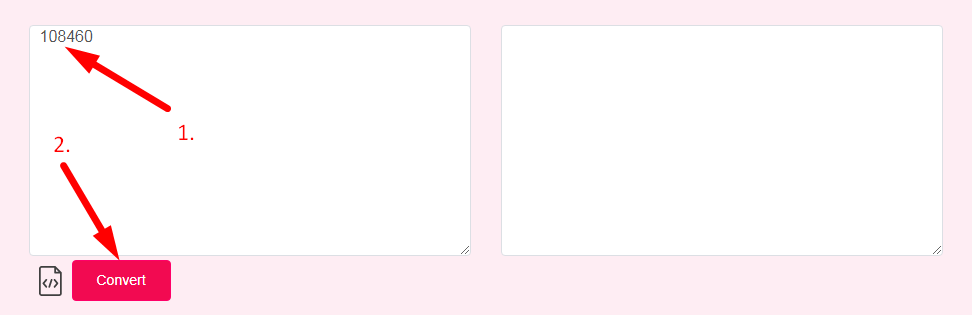 Hexadecimal to Octal Converter Step 2