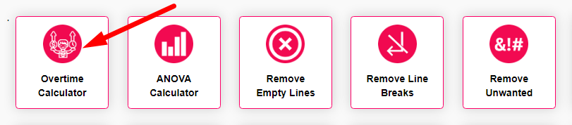 Overtime Calculator Step 1