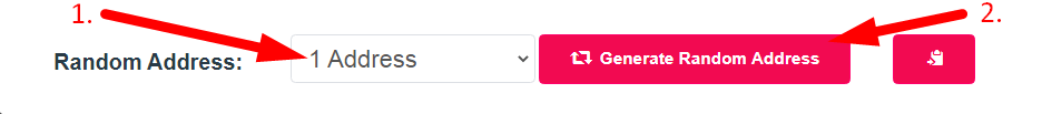 Random Address Generator Step 2