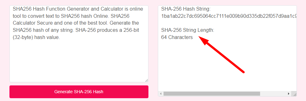 SHA256 Hash Generator Step 3