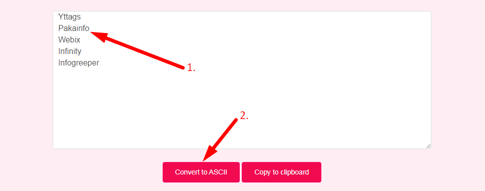 Text to ASCII Converter Step 2