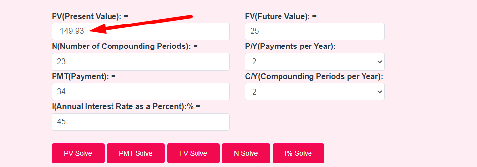 TVM Calculator Step 3