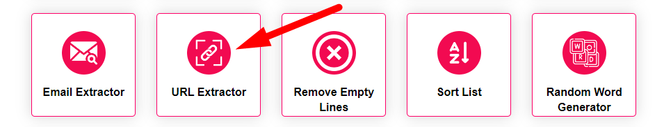 URL Extractor Step 1