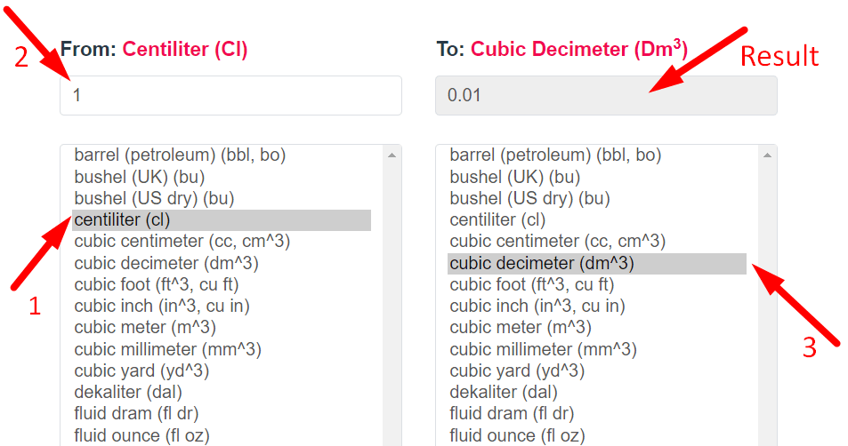 Volume Converter Step 2