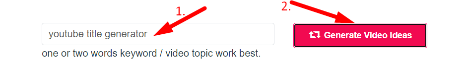 YouTube Title Generator Step 2